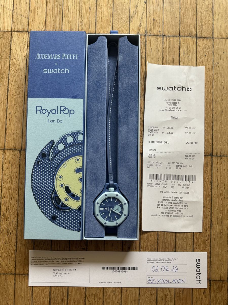 Audemars Piguet Uhren: Swatch x Audemars Piguet AP LAN BA – Neu und originalverpackt aus Bern von alekswhite 1