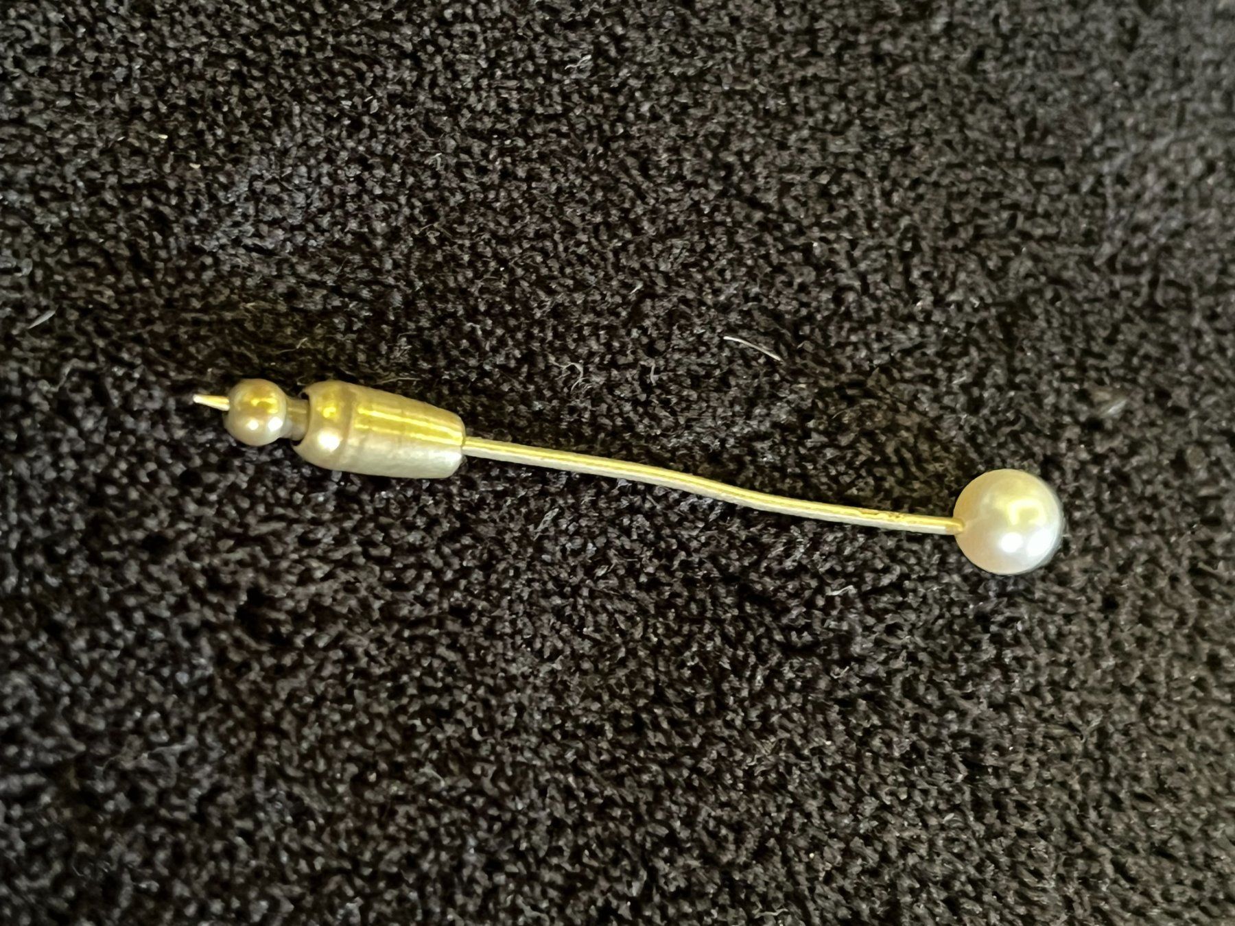 Broschen & Nadeln: Nadel Perle Gold 585 – Gebraucht aus Bettwiesen von wicking27 1