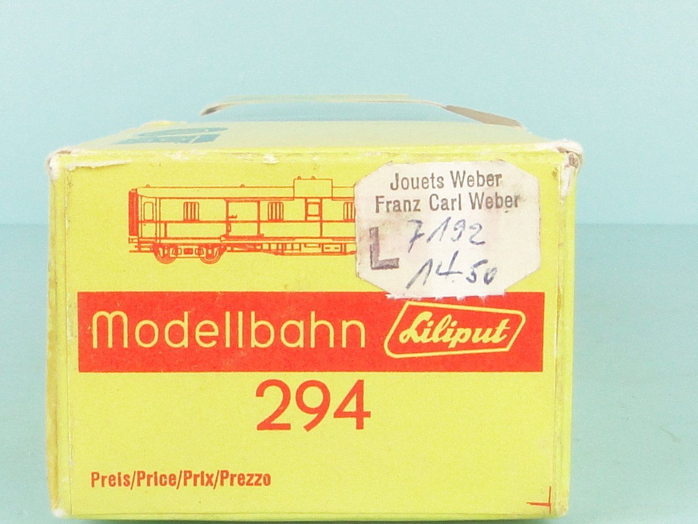Liliput Modellini di ferrovie: Liliput 294 Gepäckwagen – Usato da Bülach venduto da cann11 3