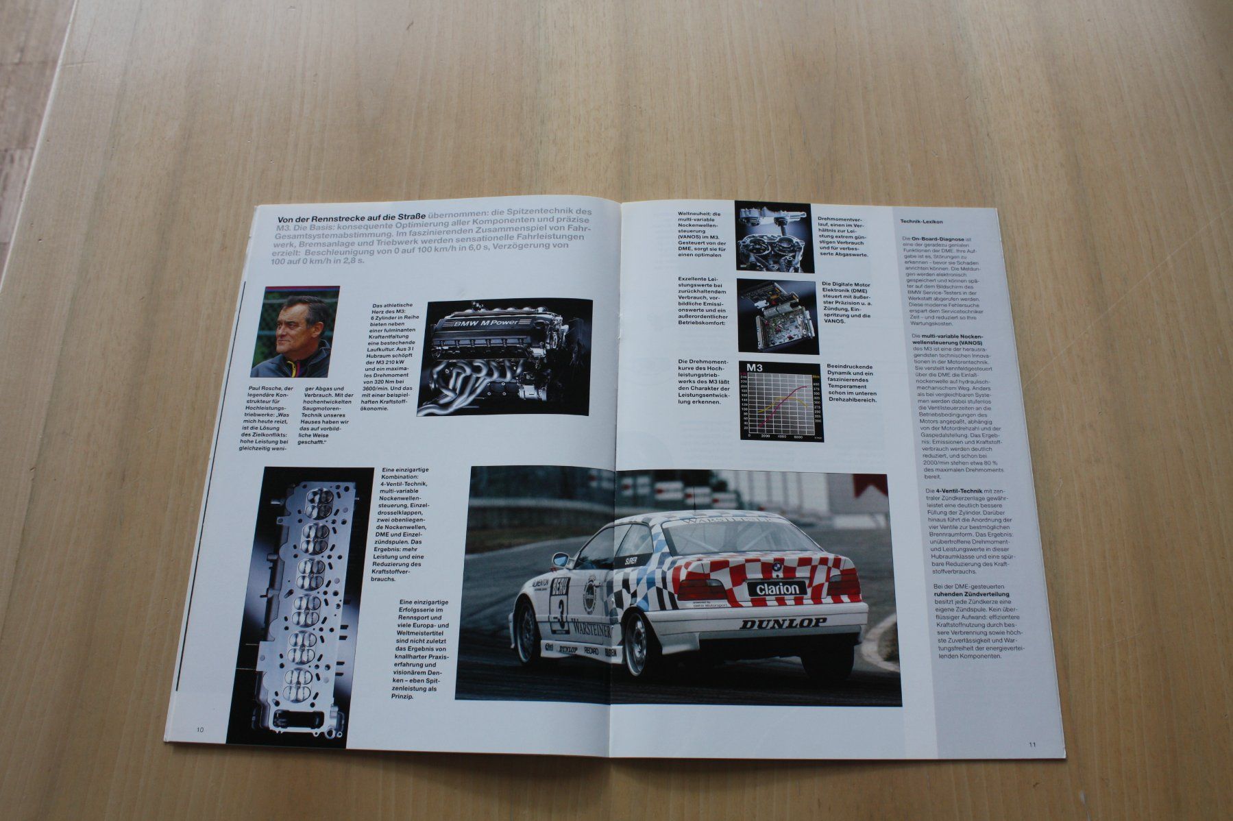 BMW Documenti: BMW M3 Coupe & Cabriolet E36 Prospekt 1994 – Usato da Wikon venduto da erwin400 4