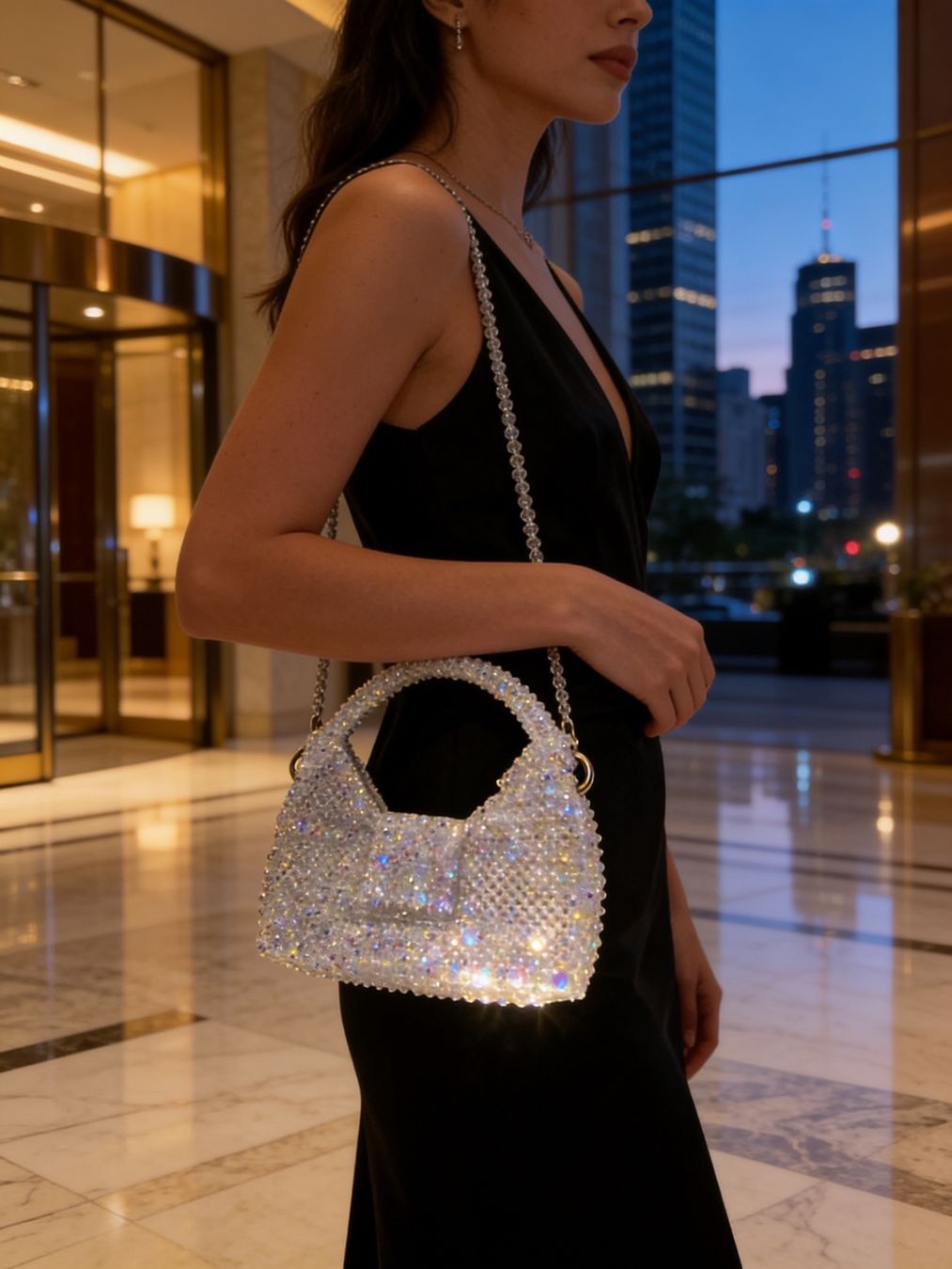 Borse da donna: Strass Handtasche aus Kristallperlen Event – Nuovo e nell'imballaggio originale da canobbio venduto da barbarb 4