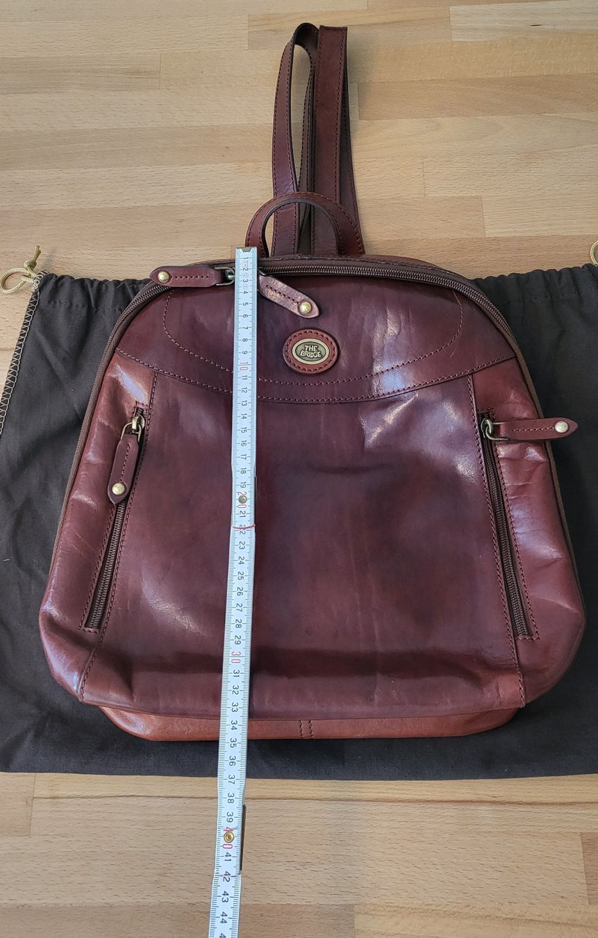 The Bridge Zaini: THE BRIDGE Leder Rucksack Braun Neu – Nuovo (secondo la descrizione) da Baar venduto da deg_d6l5 6