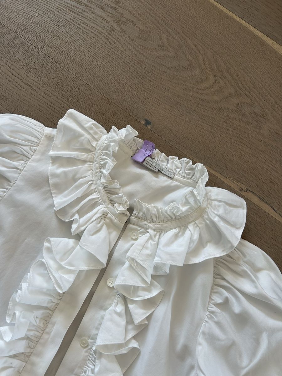 Stella Chemisiers: Bluse weiss Gr. 40 Stella McCartney mit Rüschen – D'occasion à Zug par Gibbi80 1