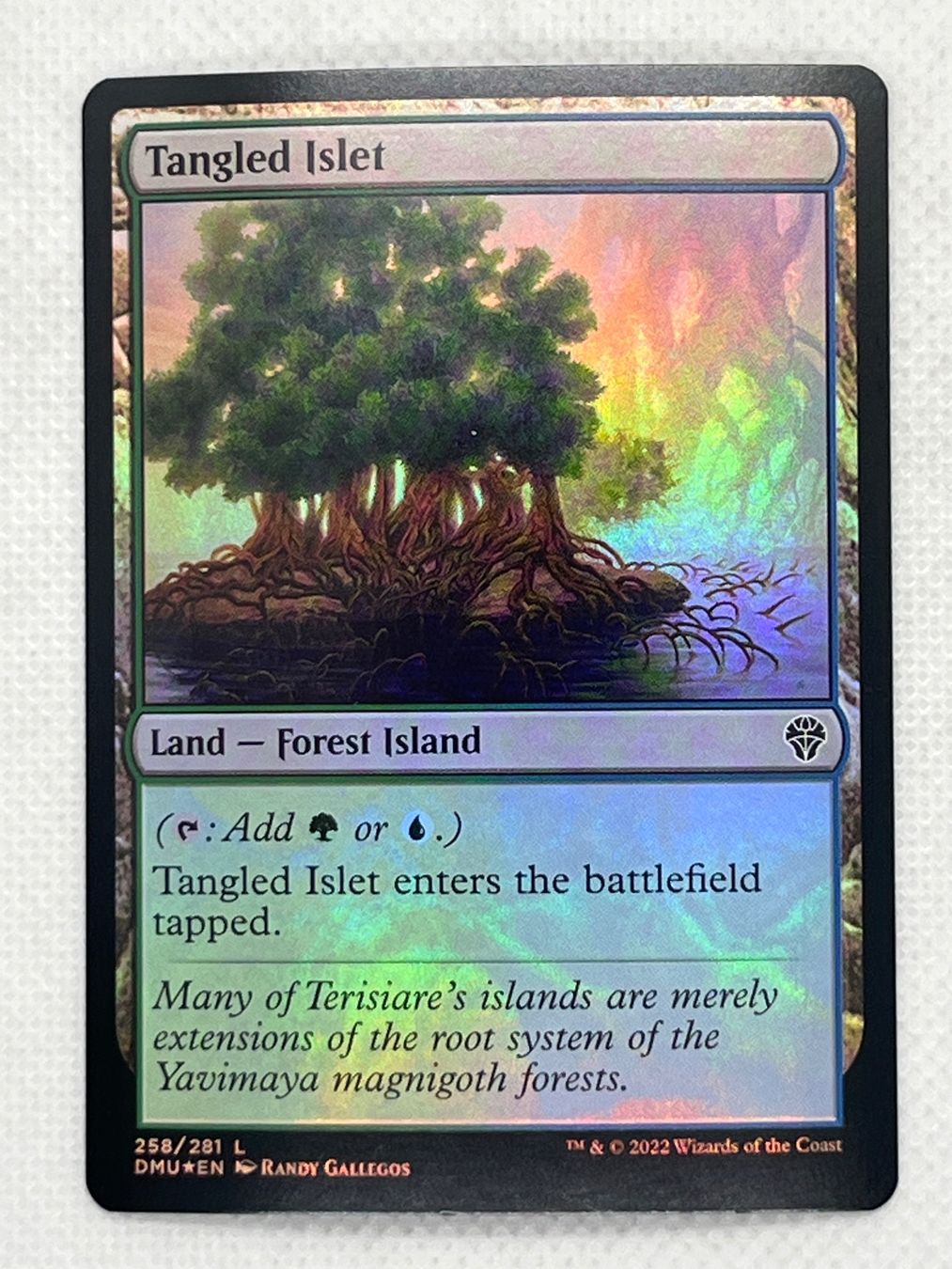 Magic The Gathering Carte collezionabili: Magic the Gathering - Foil "Tangled Islet" Sammlerstück – Usato da Hinterkappelen venduto da Kim1992