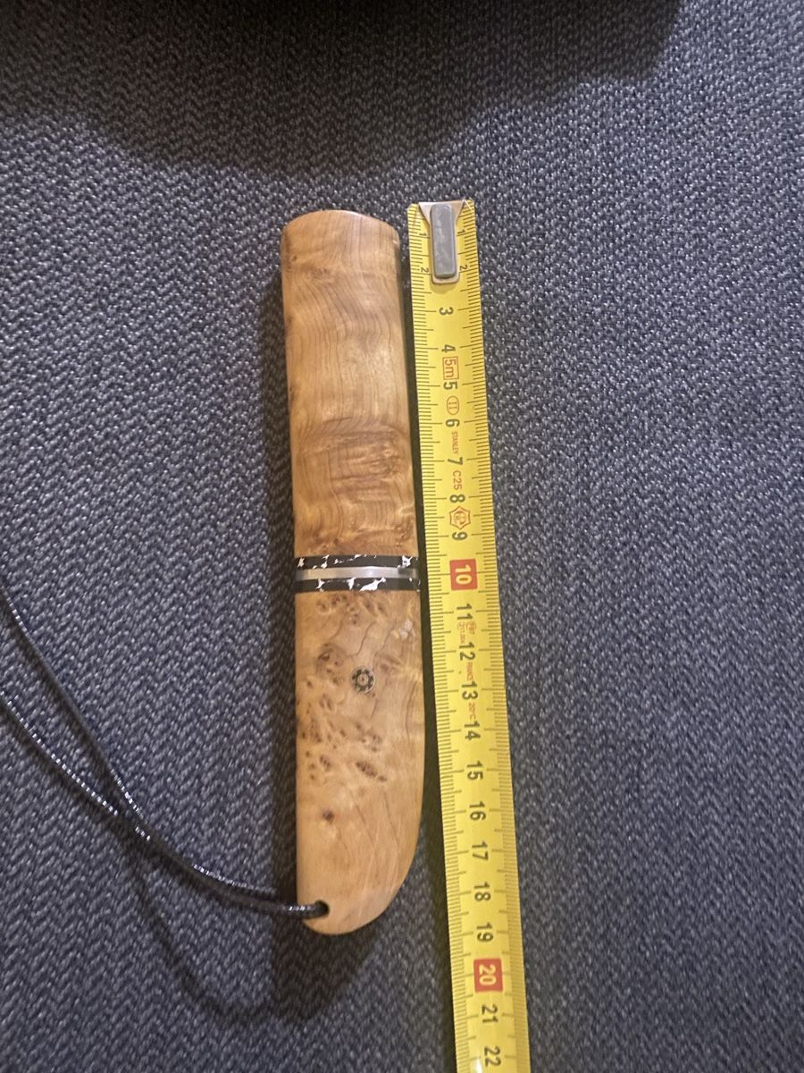 Accessori: Geschmiedeter kleiner Tanto mit Stoffbeutel – Nuovo e nell'imballaggio originale da Berikon venduto da Samurai67ch 2