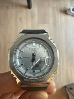 Casio G-Shock GA-2100 Silver White / light blue