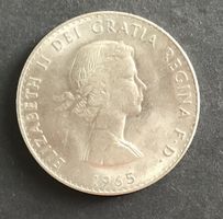 ELISABETH II DEI GRATIA REGINA F.D 1965 CHURCHILL