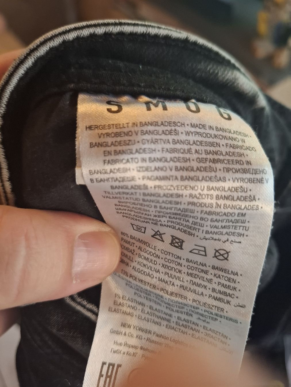 Jeans: Jeanshose W34 L30, Smog, schwarz – Gebraucht aus Urtenen-Schönbühl von nerdgirl 3