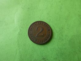Dt. Reich 1925 G, 2 Reichspfennig