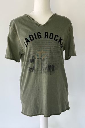 T-Shirt "Zadig & Voltaire" olivgrün GR. M /16 Jahre