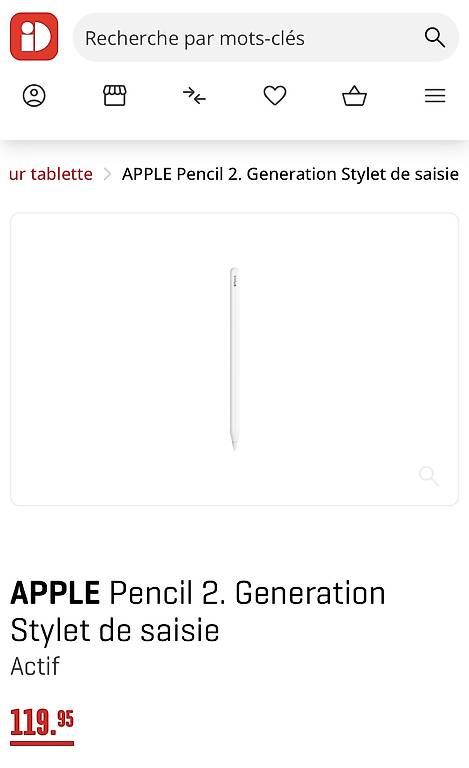 Apple Penna & Evidenziatori: Apple Pencil 2 Génération  Comme Neuf – Usato da Genève venduto da mar_t6gz 1
