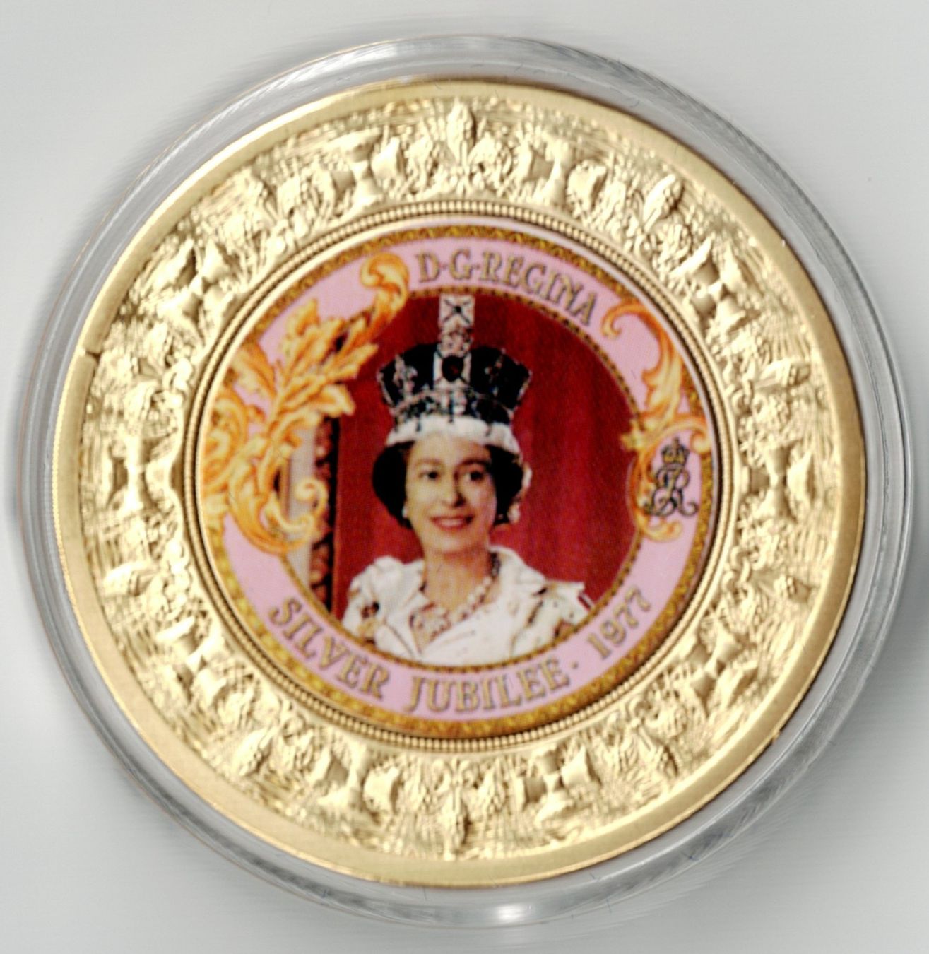 Medaillen: Silver Jubilee_1977_Dei Gratia Regina_Elizabeth II_Gedenkm – Neu (gemäss Beschreibung) aus Hombrechtikon von Fraese01