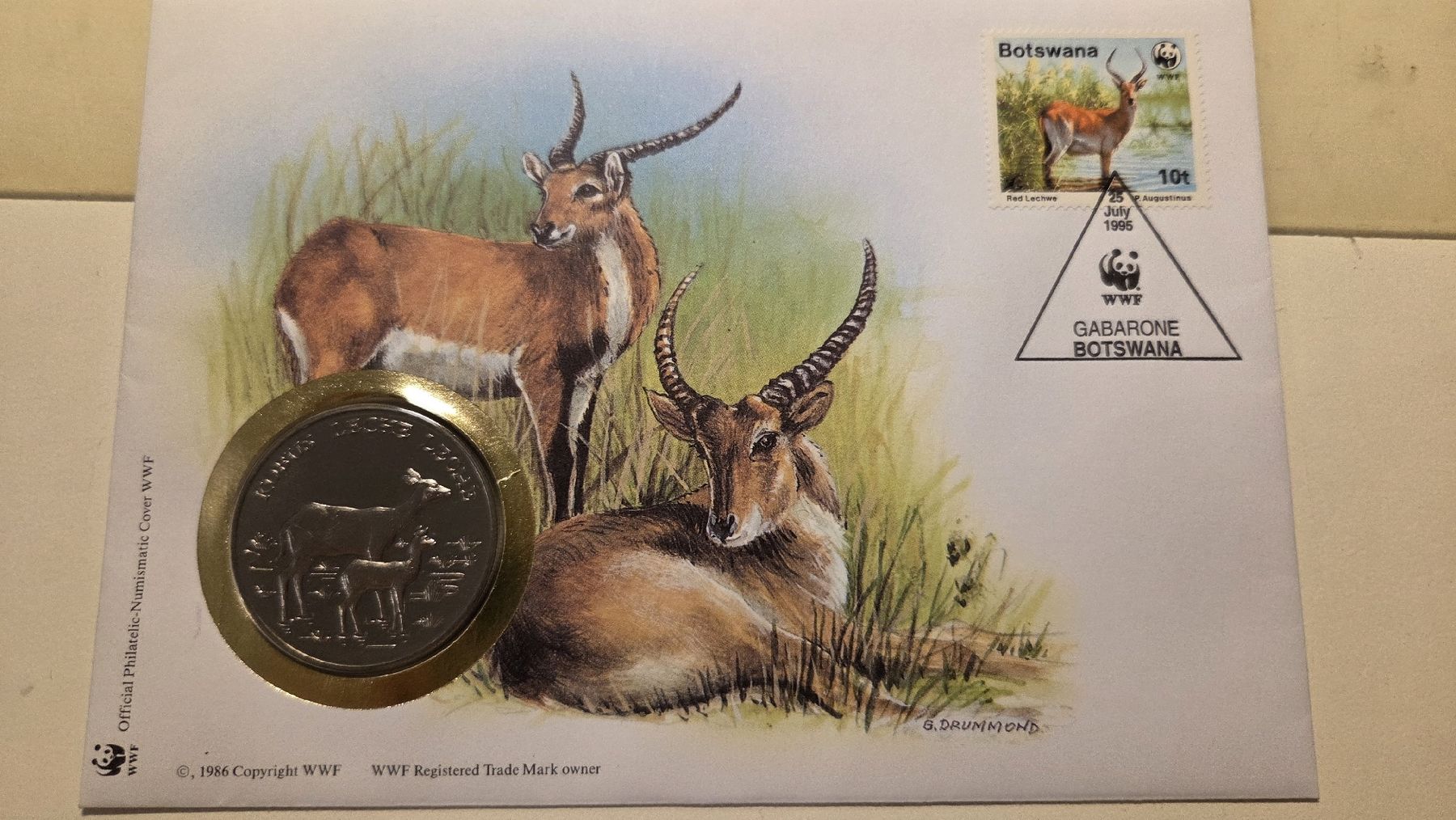 Toutes les monnaies: 1995  Medallienbrief WWF Roter Litschi – D'occasion à Arni AG par Moth68 1