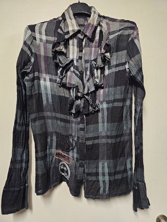 Chemisier/Neuf/Desigual/Tissu à Carreaux/Coton/Taille:40
