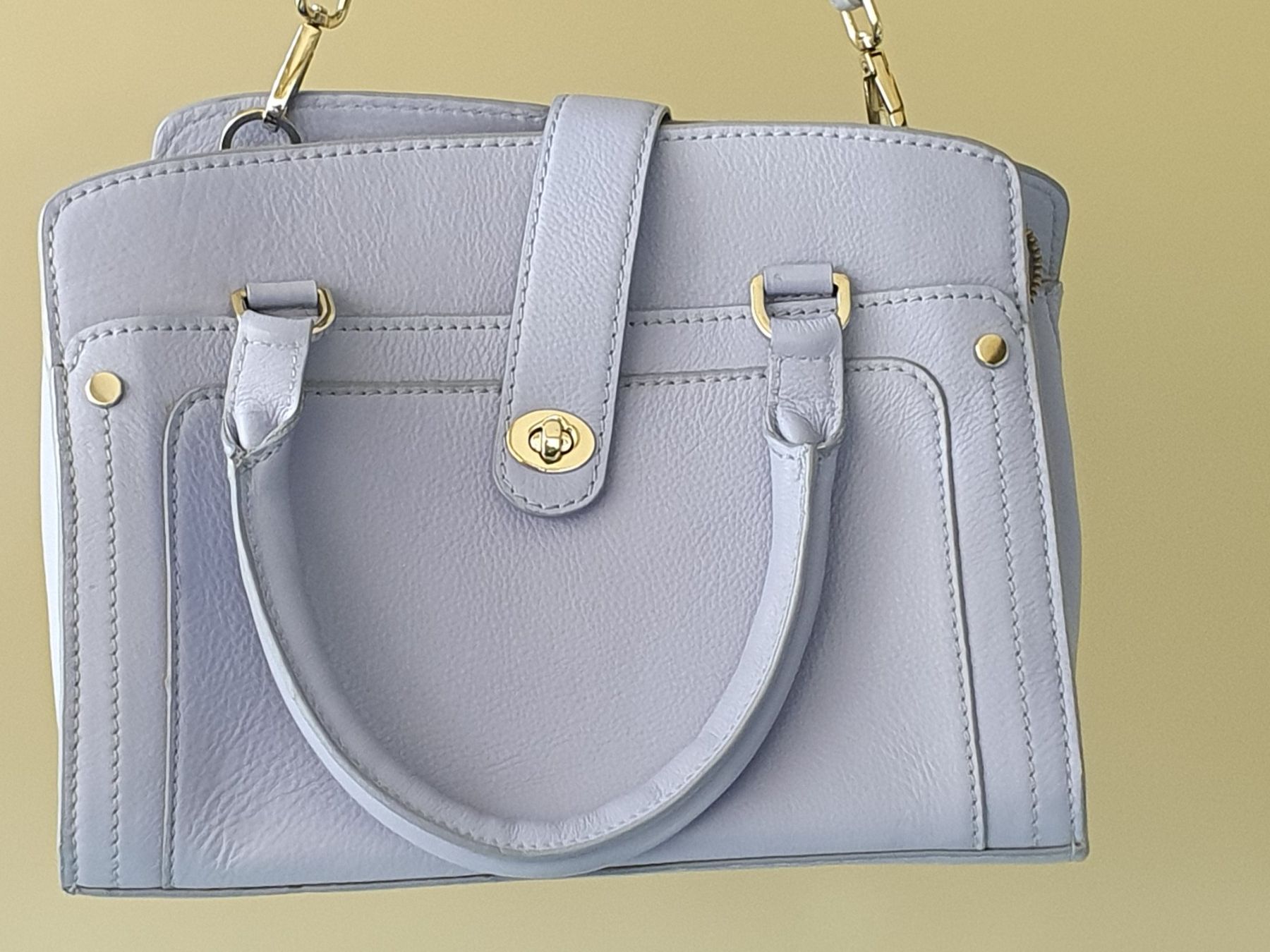Taschen für Damen: Neue echt Leder-Handtasche hell-violett, nie gebraucht – Neu (gemäss Beschreibung) aus Zürich von sunflower89 7