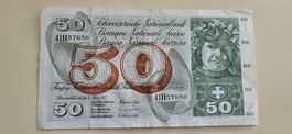 50 Franken Banknote 1973
