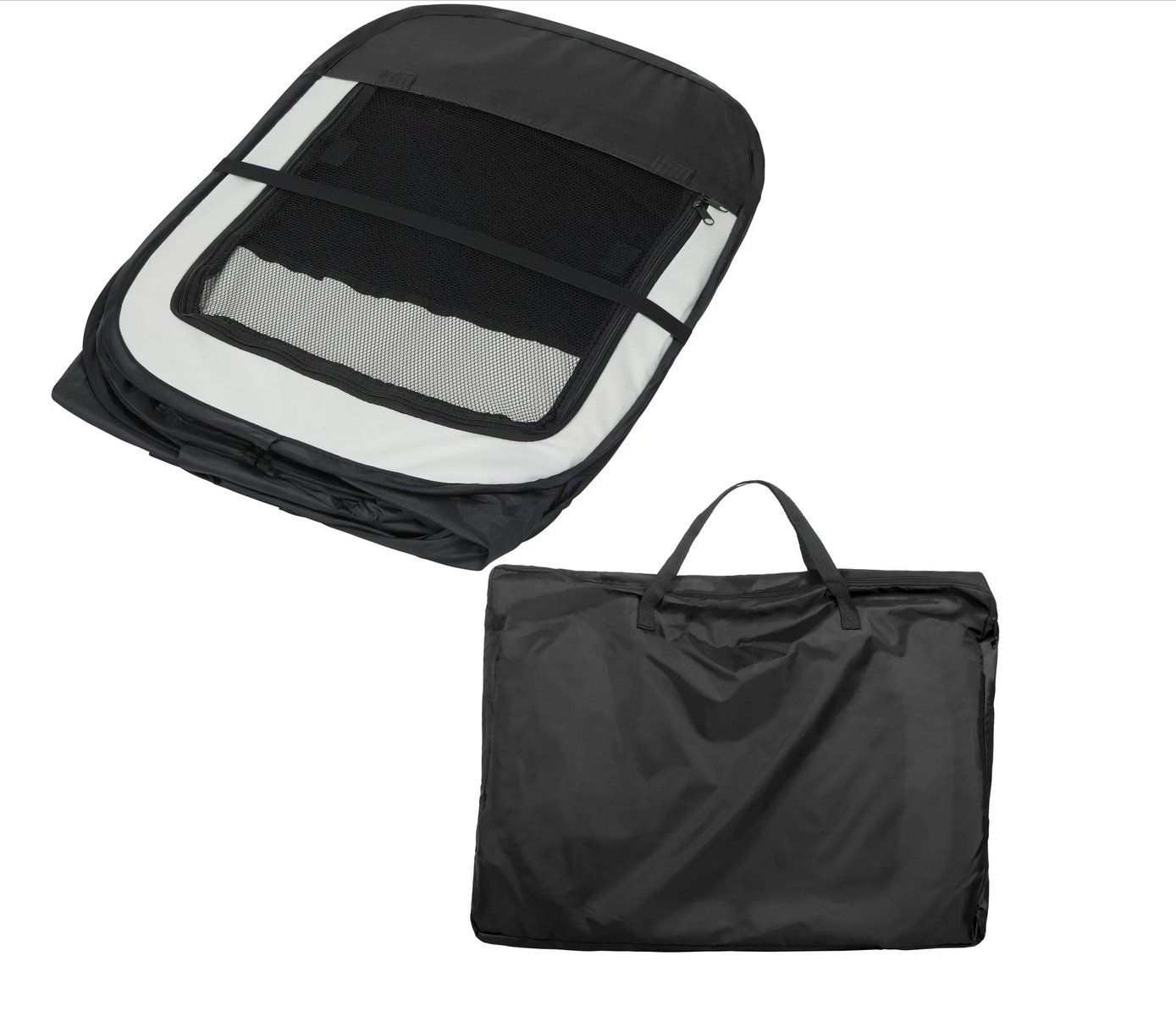 Box & Barriere di sicurezza: Tierlaufstall aus Polyester schwarz – Nuovo (secondo la descrizione) da Steinhausen venduto da Retourenprofis 1