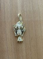 Anhänger Leopard mit Zirkonia goldfarben 🐆