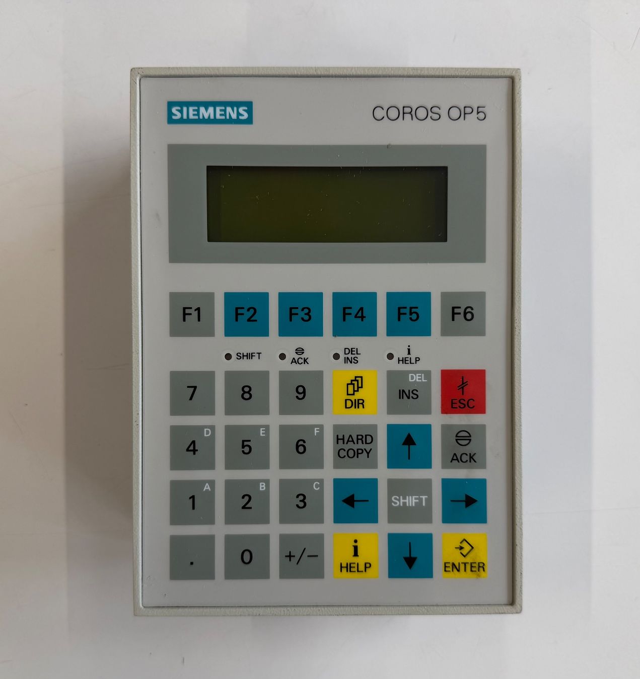 Siemens Componenti elettronici: Siemens Coros OP5-A1 / Operator Panel 6AV3505-1FB01 – Usato da Dintikon venduto da Baddaru