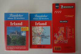 Reiseführer Irland Baedeker und Michelin-Karte