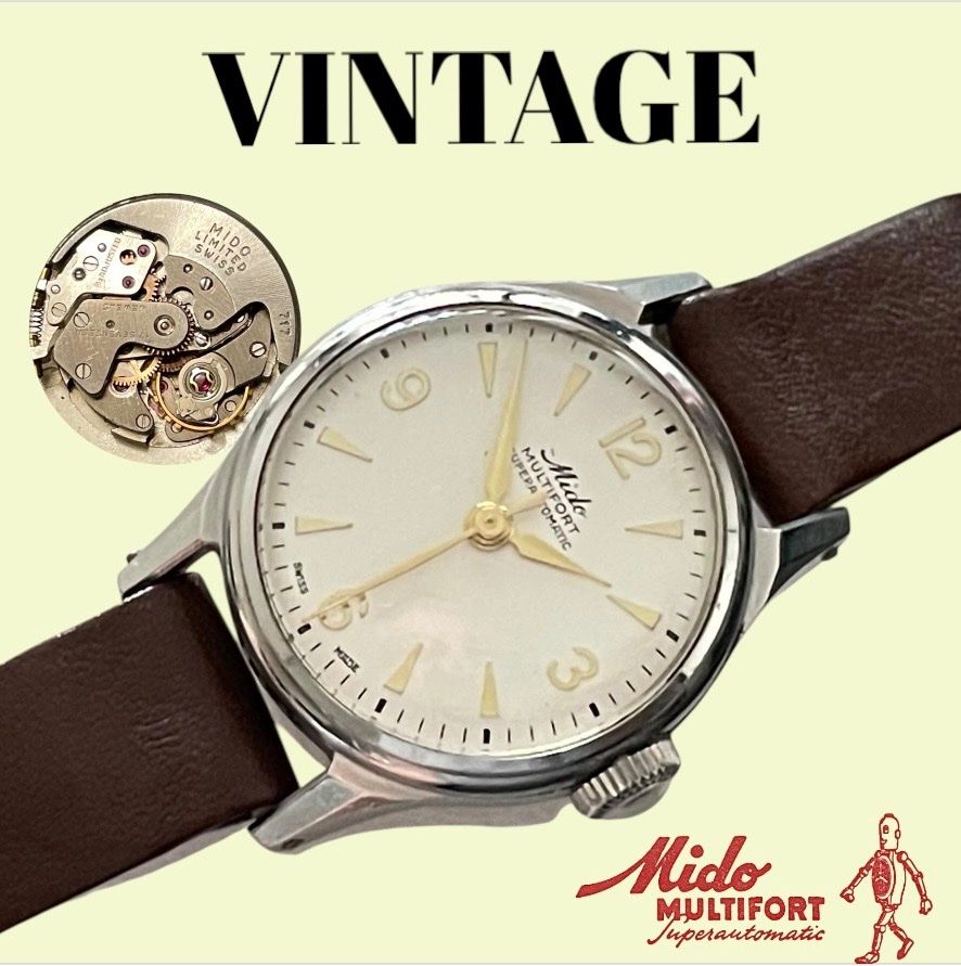 Mido Orologi: Mido Swiss Vintage Uhr – Usato da lyss venduto da Uhrenparadies