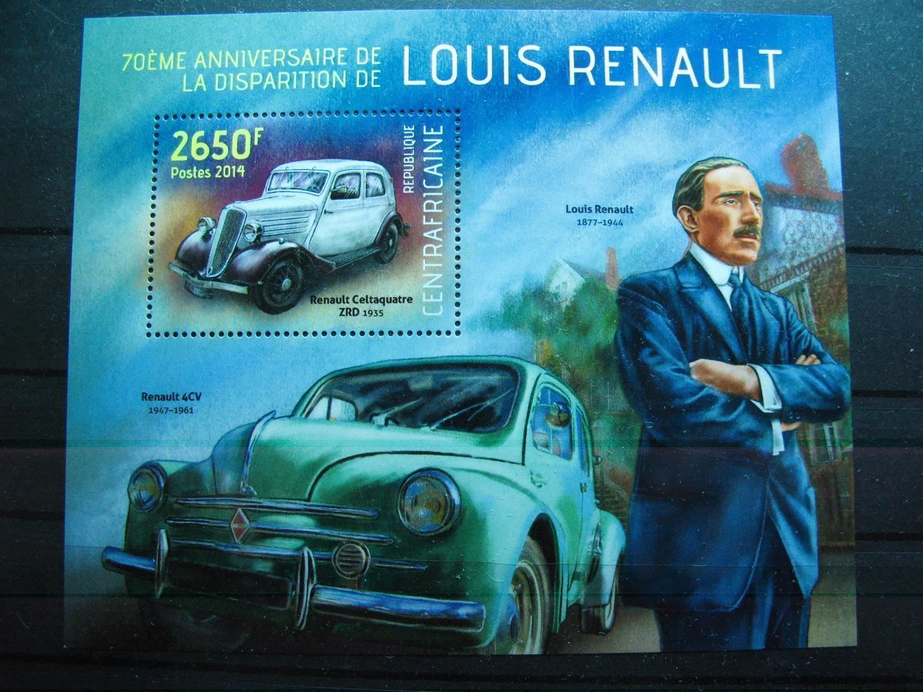 Tutti i francobolli: Auto  Renault Block  Afrika 2014** – Usato da Wil SG venduto da fva01
