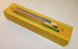 Holzschatulle für Stift Stift Box aus Holz  24 cm lang