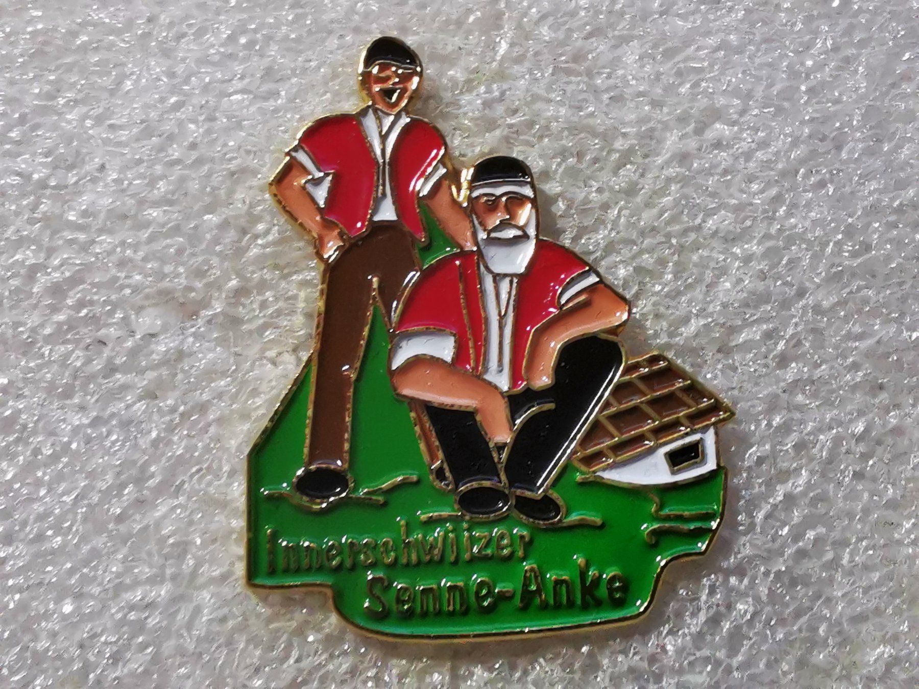 Placchette & Badge: Ansteckpin 103: Innerschwiizer Senne Anke – Usato da Oppligen venduto da Pin-Fall-Shop