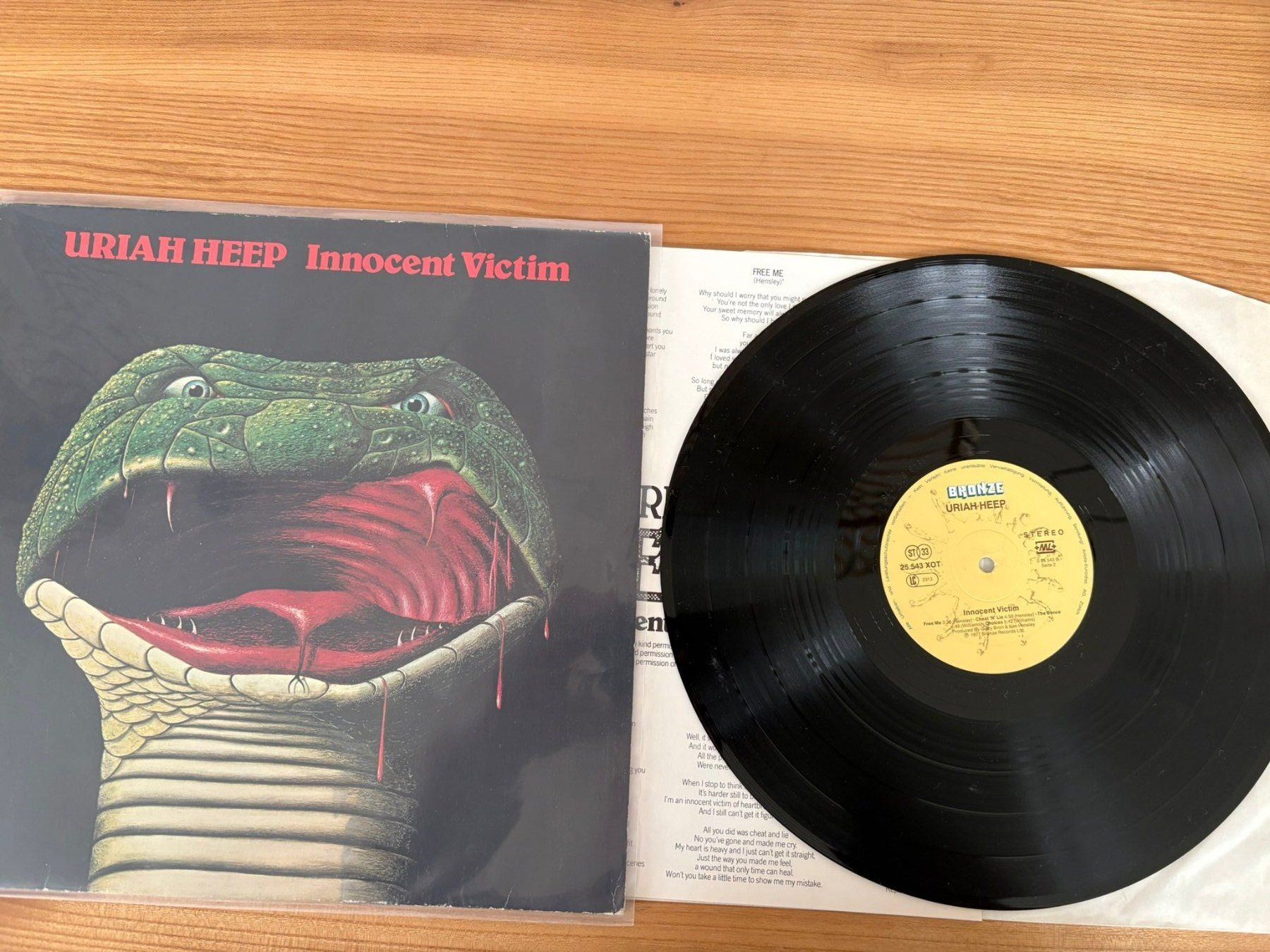 Schallplatten: Uriah Heep - Innocent Victim- 1977 - Bronze – Gebraucht aus Zofingen von Bigron