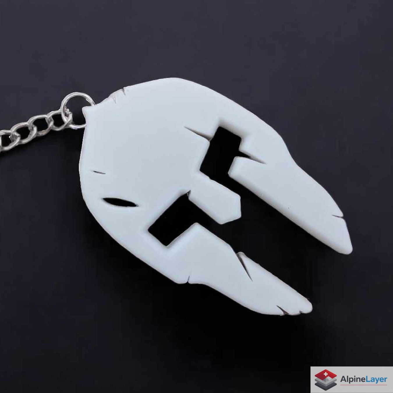 Portachiavi: Spartan Helmet Keychain 3D Printed Pendant White – Nuovo (secondo la descrizione) da Losone venduto da AlpineLayer