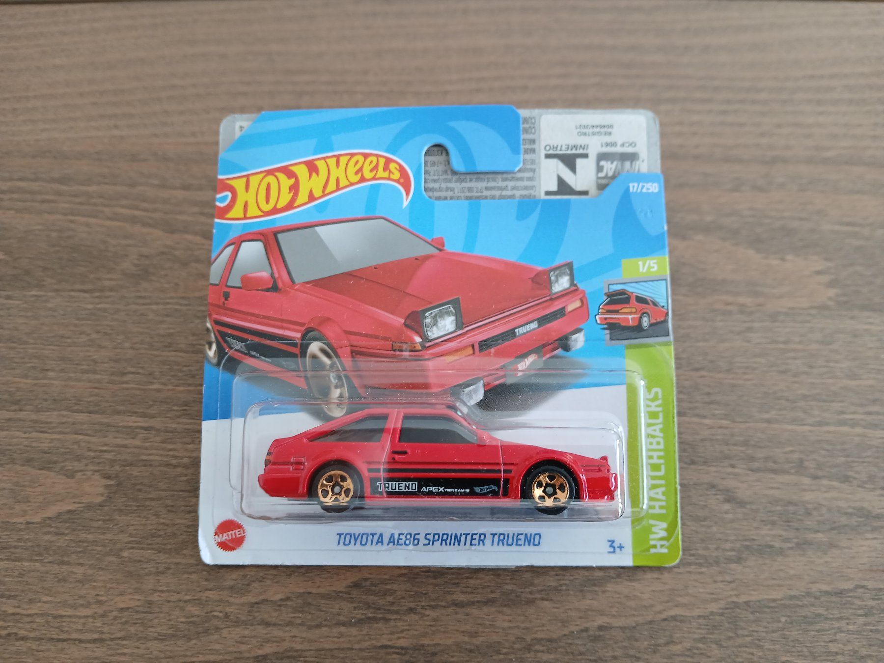Hot Wheels Modellini d'auto: Toyota AE86 Sprinter Trueno – Nuovo e nell'imballaggio originale da Wiedlisbach venduto da Pontiacman93