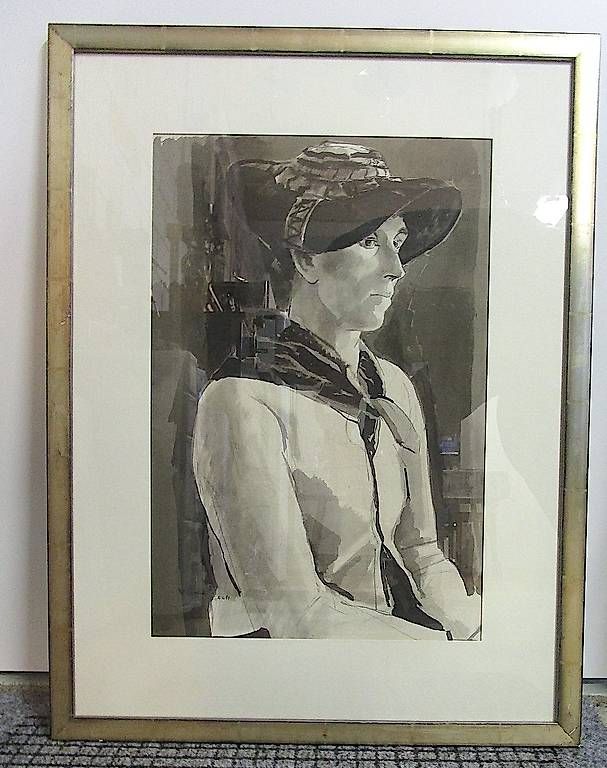 Gemälde: Bild von V.Surbek ; Aquarell N691 – Gebraucht aus Bern von Swisschrono