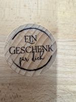 "Ein Geschenk für dich" Holzstempel, Neu, nie benutzt!