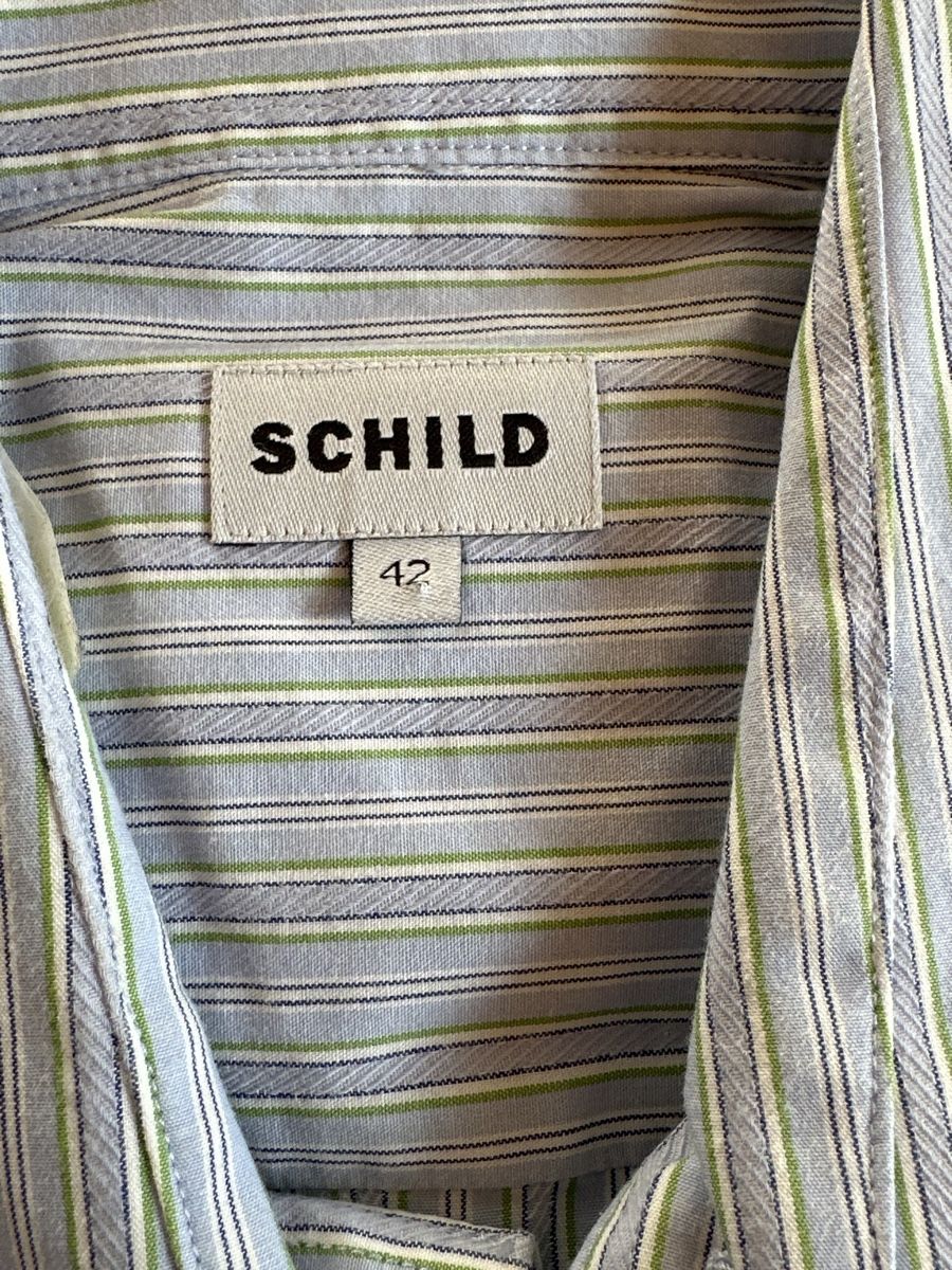 Camicie: SCHILD Herren Hemd, Gr. 42 einf. Brustweite 60 cm – Usato da St. Gallen venduto da mai_gd7k 2