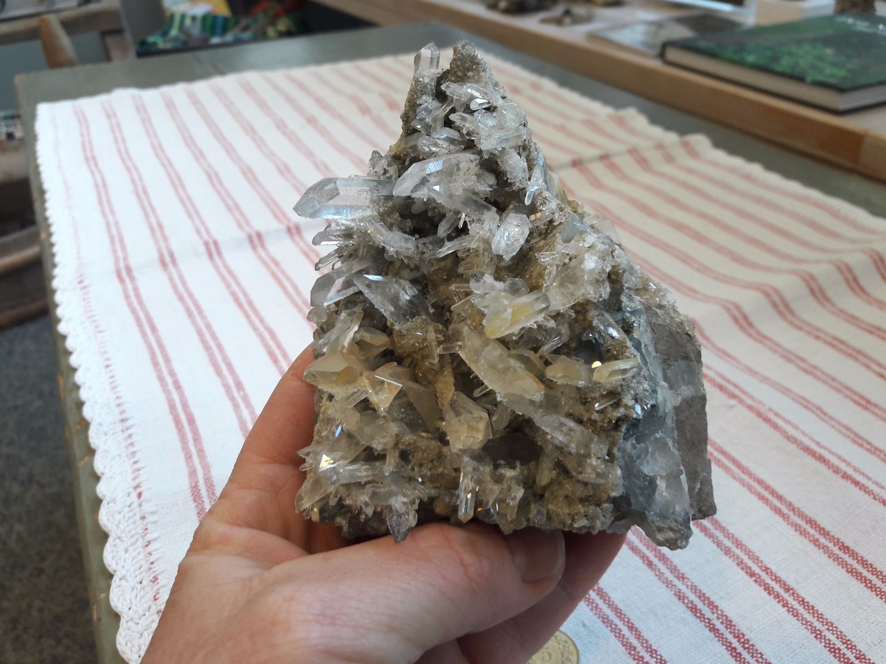 Minerali & Pietre curative: Bergkristall – Nuovo e nell'imballaggio originale da Sedrun venduto da aurira 1