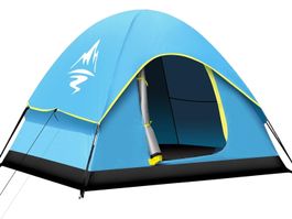 1-2 Personen Zelt, Camping Zelt + Tasche, kleines Packmass