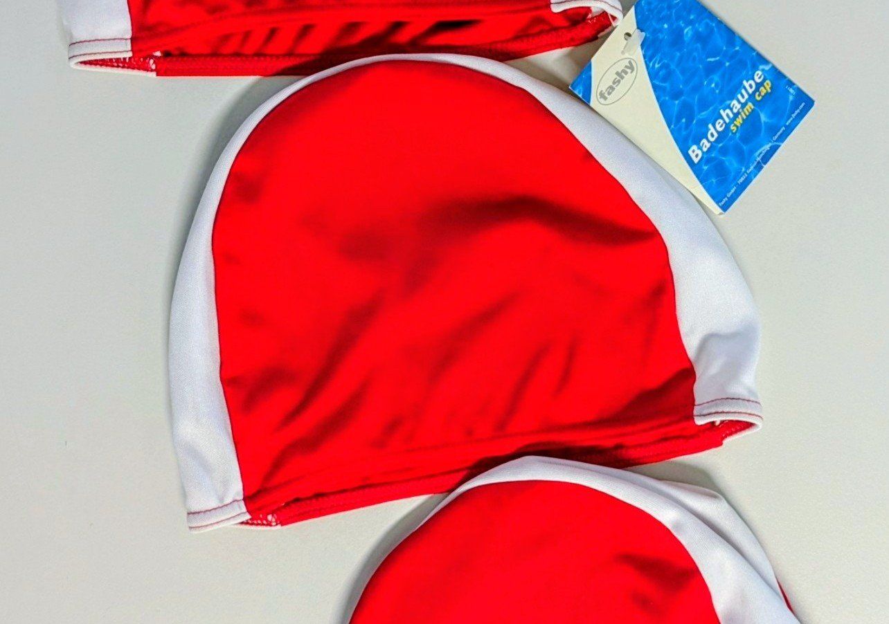 Costumi da bagno: Badekappen Fashy 4 Stück neu mit Etikette – Nuovo (secondo la descrizione) da Adlikon venduto da Match62