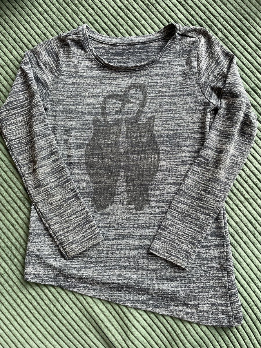 Pulls et sweat-shirts: Pullover Gr. 140 für Katzenfreunde – D'occasion à Recherswil par jafa74