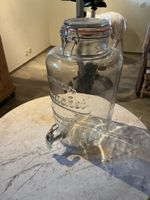 Getränkespender Glas mit Zapfhahn  7.5Liter, guter Zustand