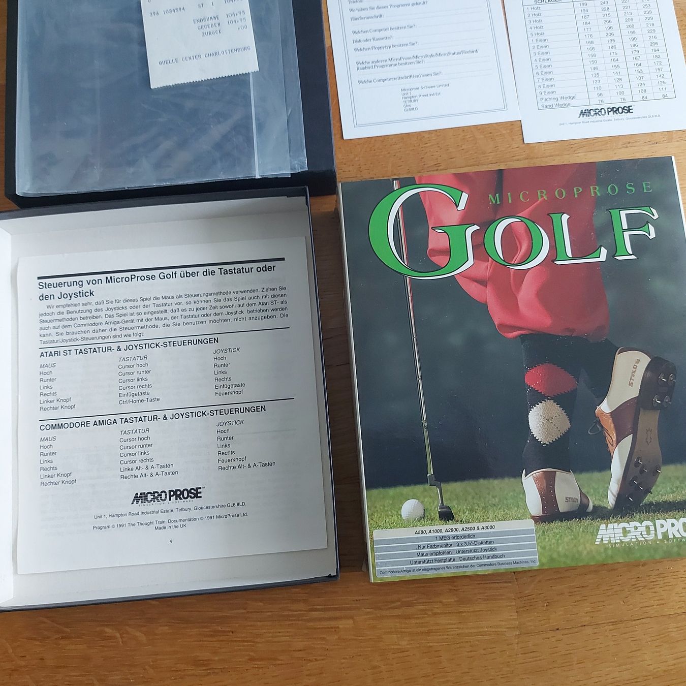 Spiele: Microprose Golf OVP Amiga – Gebraucht aus Aarau von Kaesekuchen2000 7