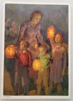 Bundesfeierpostkarte Nr.83 - 1947 - Lampionumzug , 1.8.