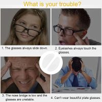 Brillen 5paar weiss Nasenpads selbstklebend Sonnenbrille