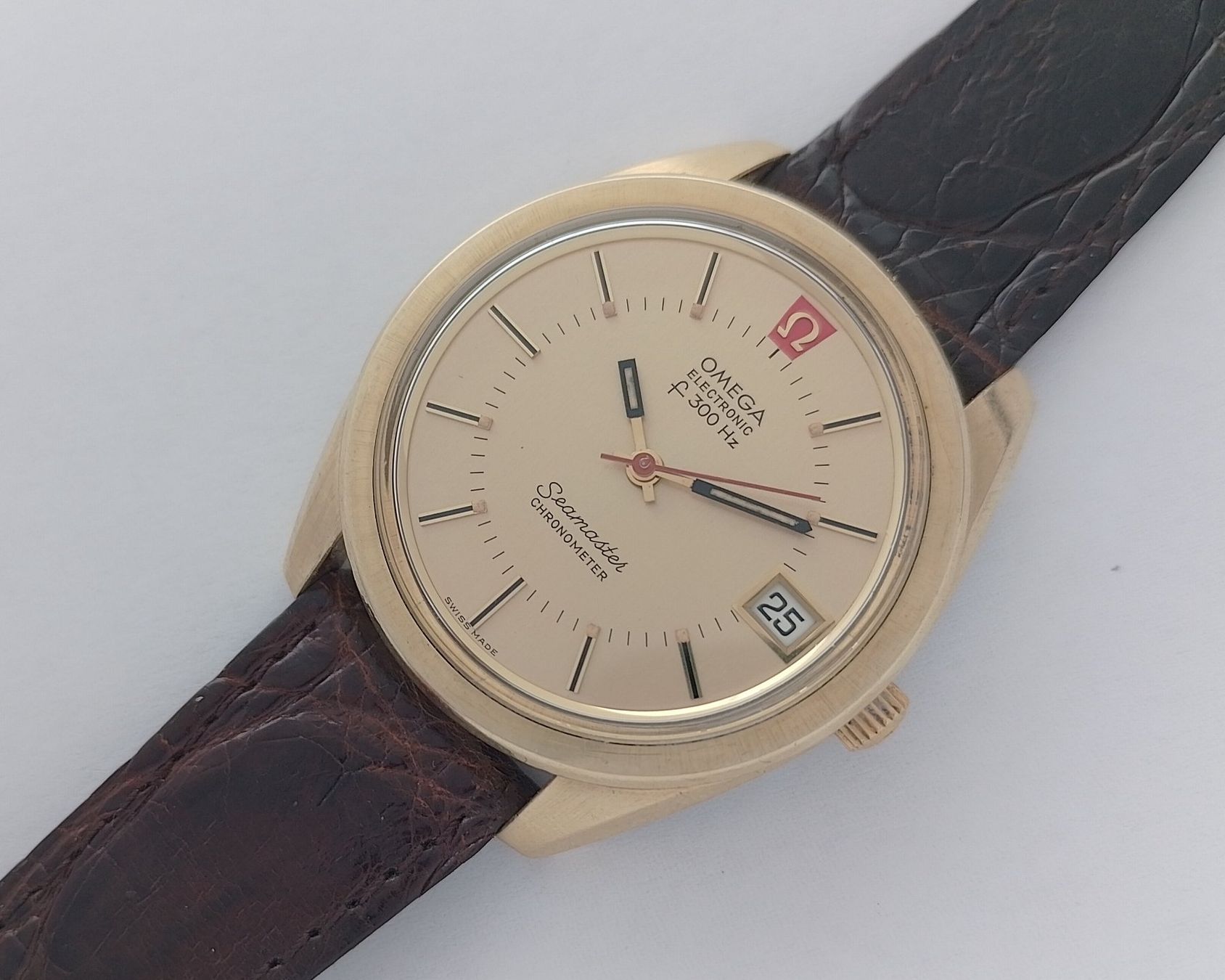 Omega Orologi: Omega Seamaster Electronic f300 Hz Chronometer Ref. 198.001 – Usato da Basel venduto da Givens_Watches