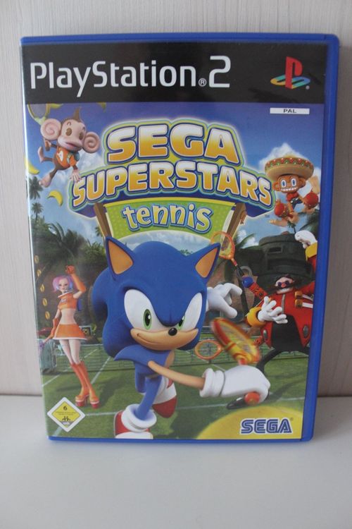Sega Superstars Tennis - Jeu PS2 PAL Français - Très Bon État Et Fonctionnel