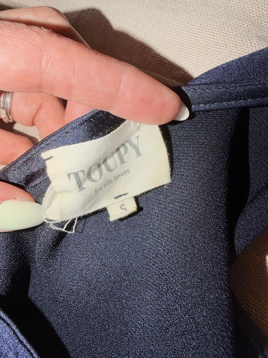 Top: TOUPY navy top S  – Usato da Genève venduto da kam_m6mq 1