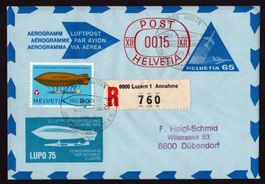 Aérogramme R LUPO 75