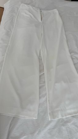 Stoffhose V by Very weiss weit geschnitten Grösse 40