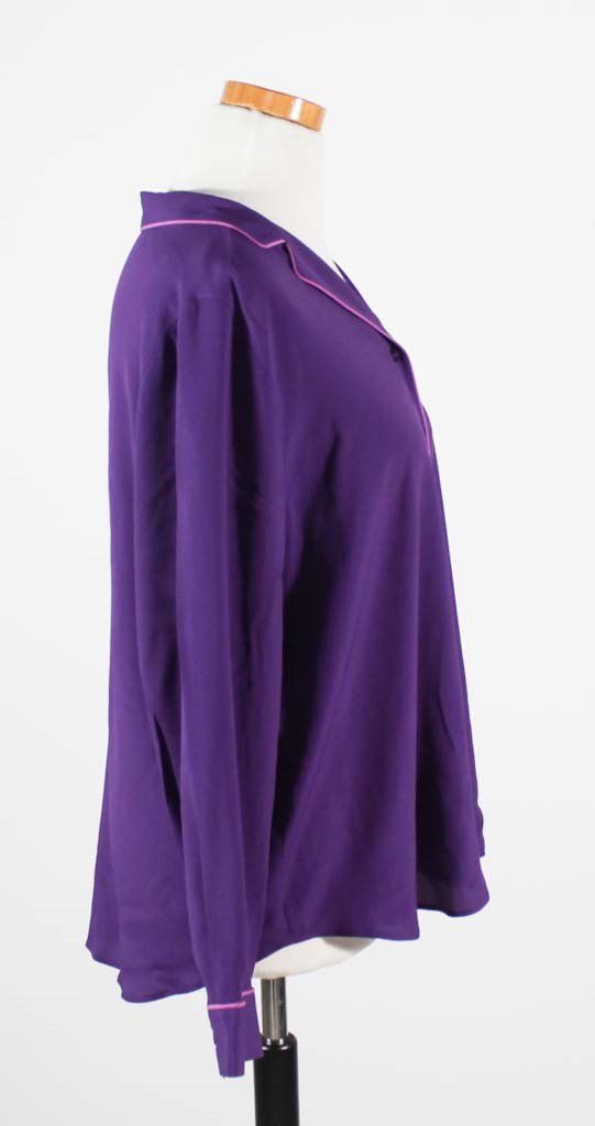Riani Camicette: RIANI Hemdbluse mit Seide Gr. 46 – Usato da Belp venduto da caramel-secondhand 1