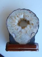 Natürlicher Citrin, ca. 3,5 kg schwer Geode-Scheibe