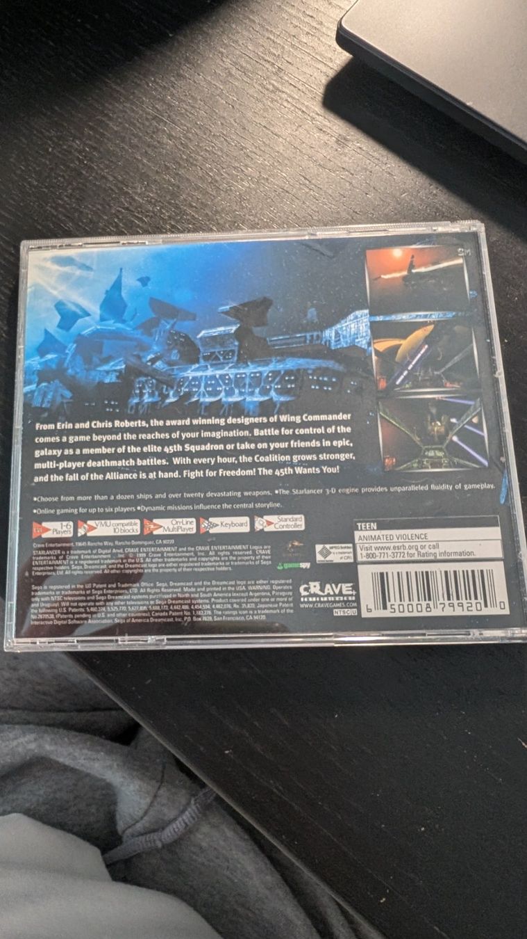Jeux: Starlancer (JP) – D'occasion à St-Cergue par Stekuff73 1